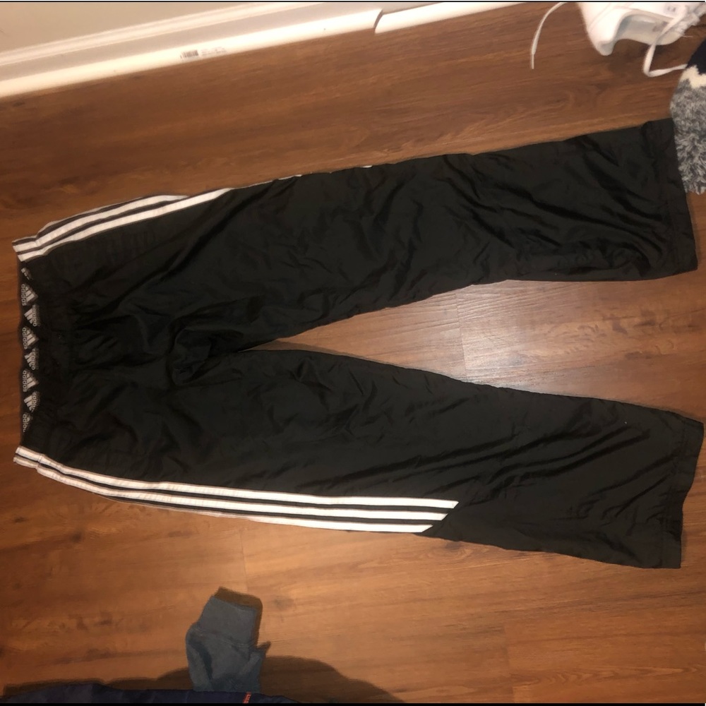Adidas sweatpants with stripes
